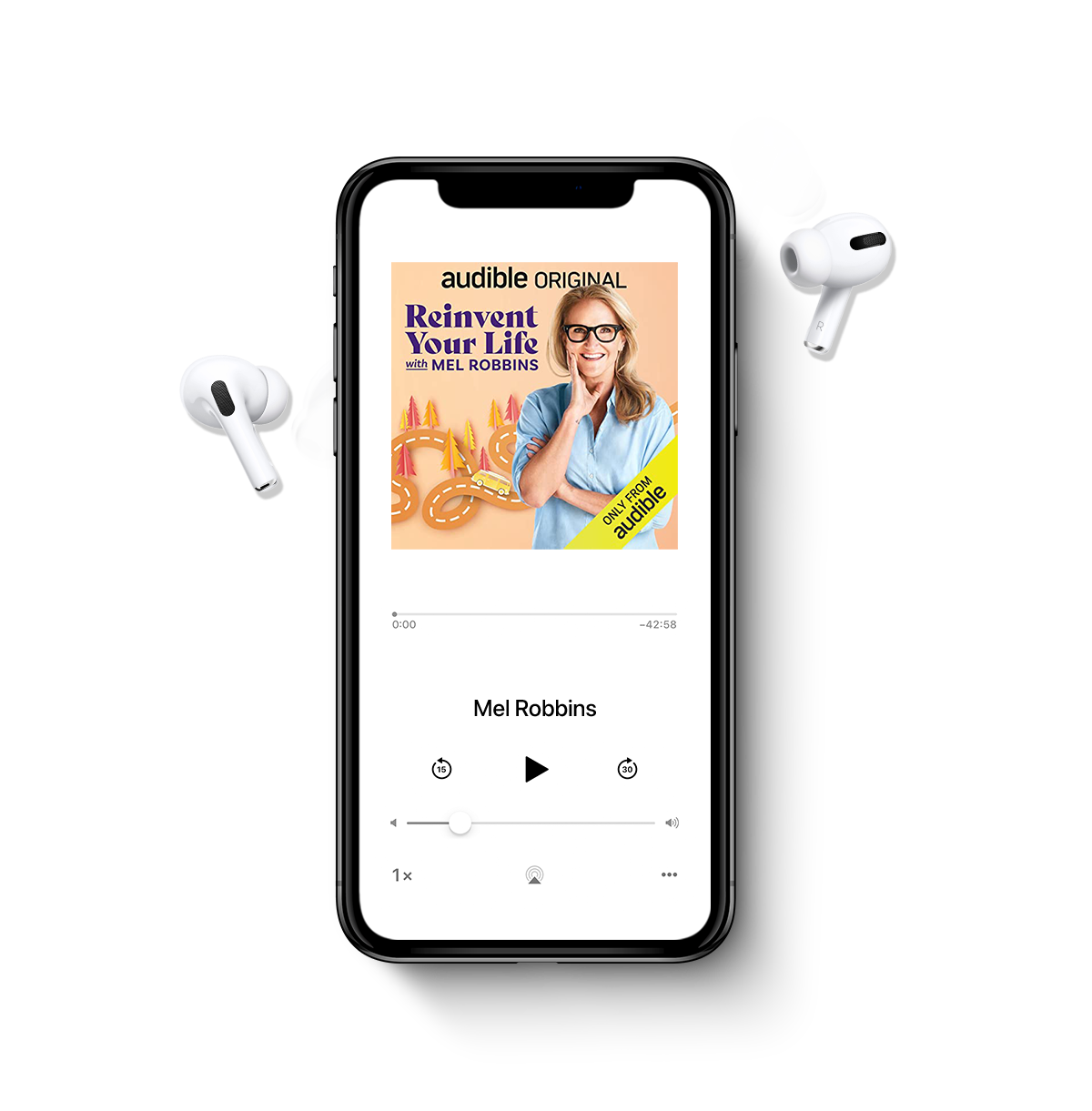 Reinvent Your life by Mel Robbins audiobook cover